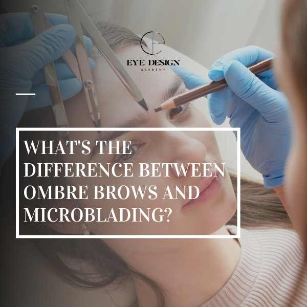 What's the difference between ombre brows and microblading?